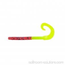 Berkley PowerBait Power Worm Soft Bait 7 Length, Strawberry Glitter Red, Per 13 551516589